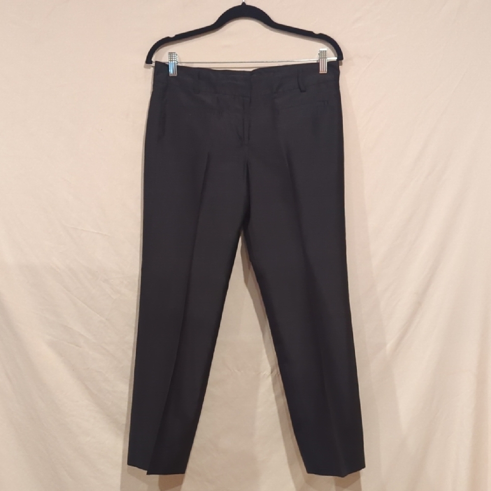 Raw Silk Black Wide Leg Women's Pants